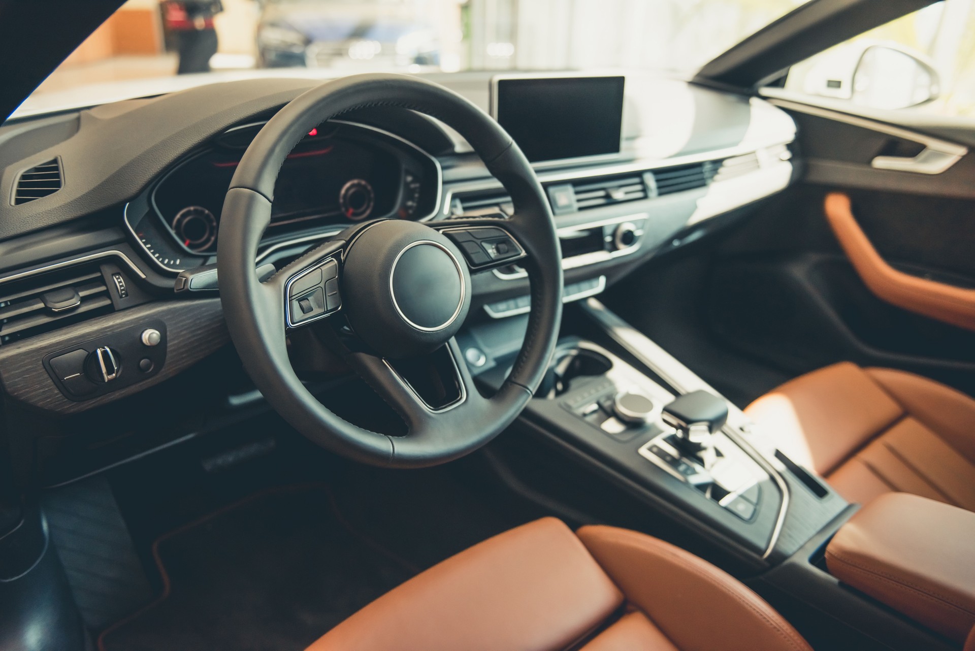 Interior of a car